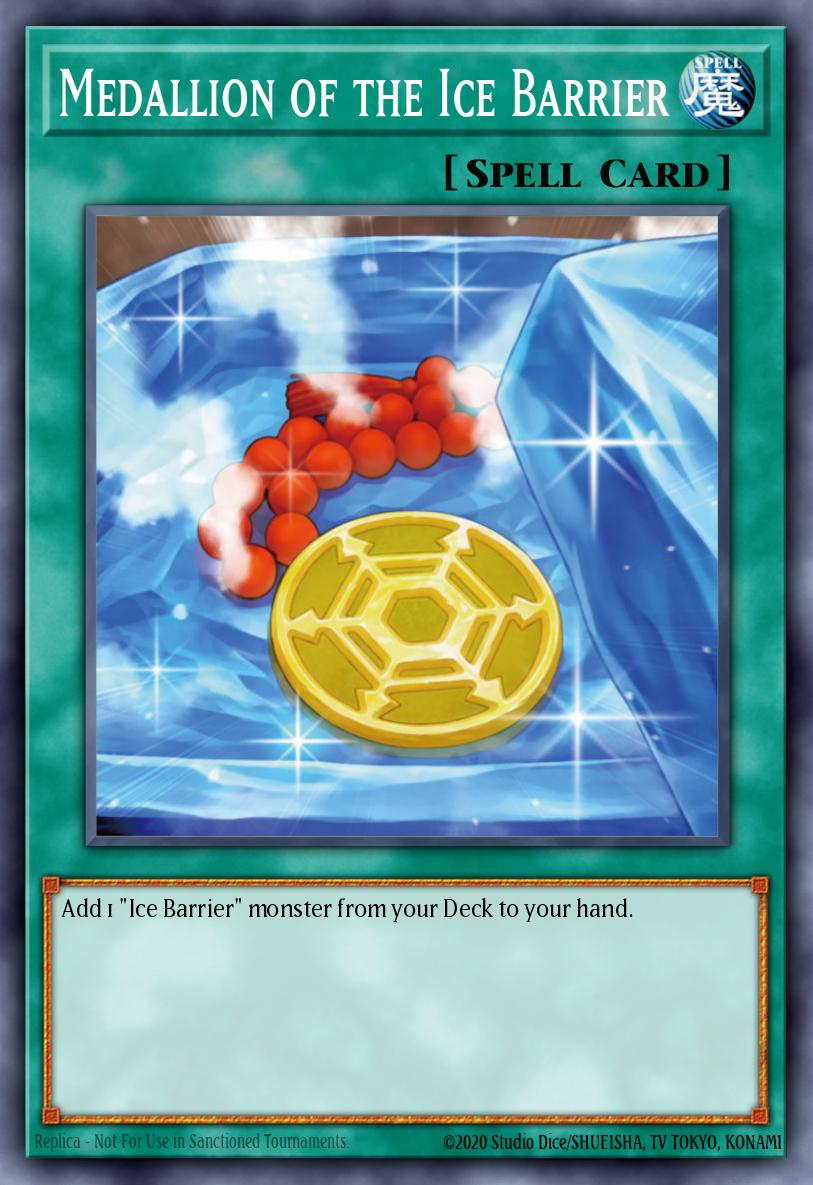 Medallion of the Ice Barrier - BLTR-EN097 - 1st Edition - Ultra Rare