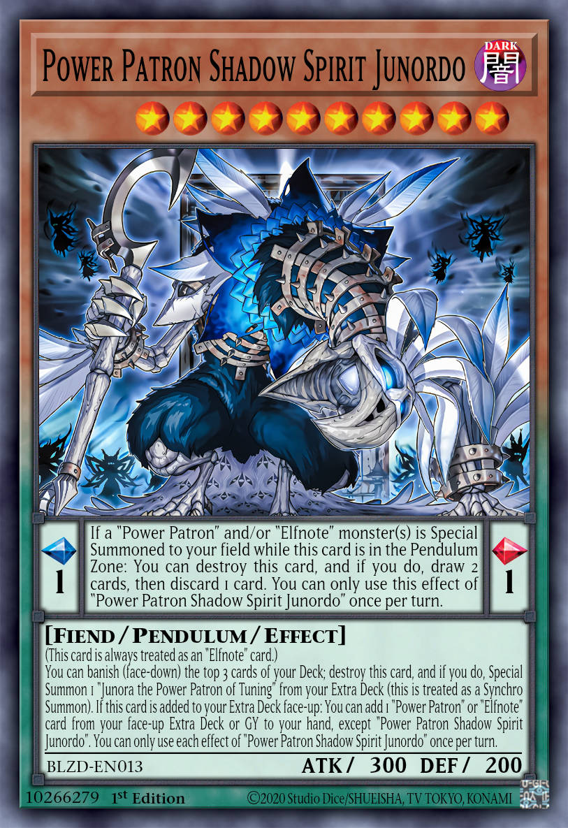 Junoldo the Shadespirit Power Patron - BLZD-EN013 - 1st Edition - Ultra Rare