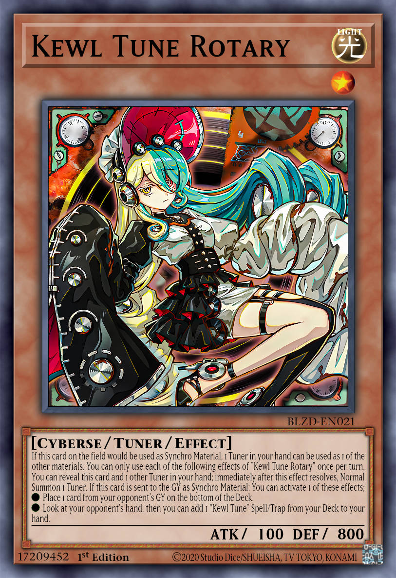 Kewl Tune Rotary - BLZD-EN021 - 1st Edition - Ultra Rare