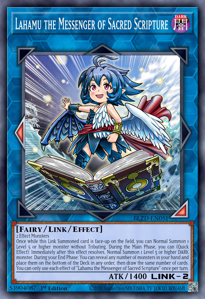 Rahamu, Envoy of the Sacred Tome - BLZD-EN051 - 1st Edition - Common