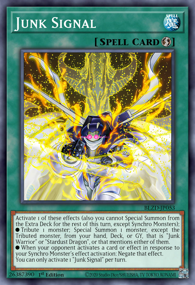 Junk Signal - BLZD-EN053 - 1st Edition - Common