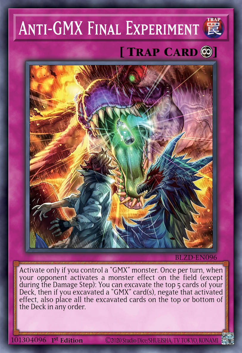 Anti-GMX Final Experiment - BLZD-EN096 - 1st Edition - Super Rare