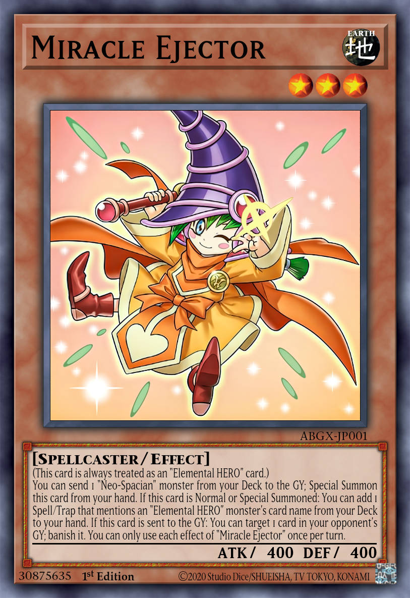 Miracle Ejector - BLZD-EN098 - 1st Edition - Super Rare