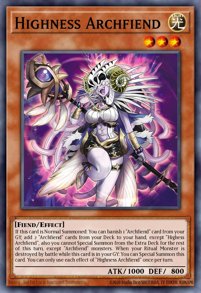 Highness Archfiend - BPRO-EN016 - 1st Edition - Super Rare