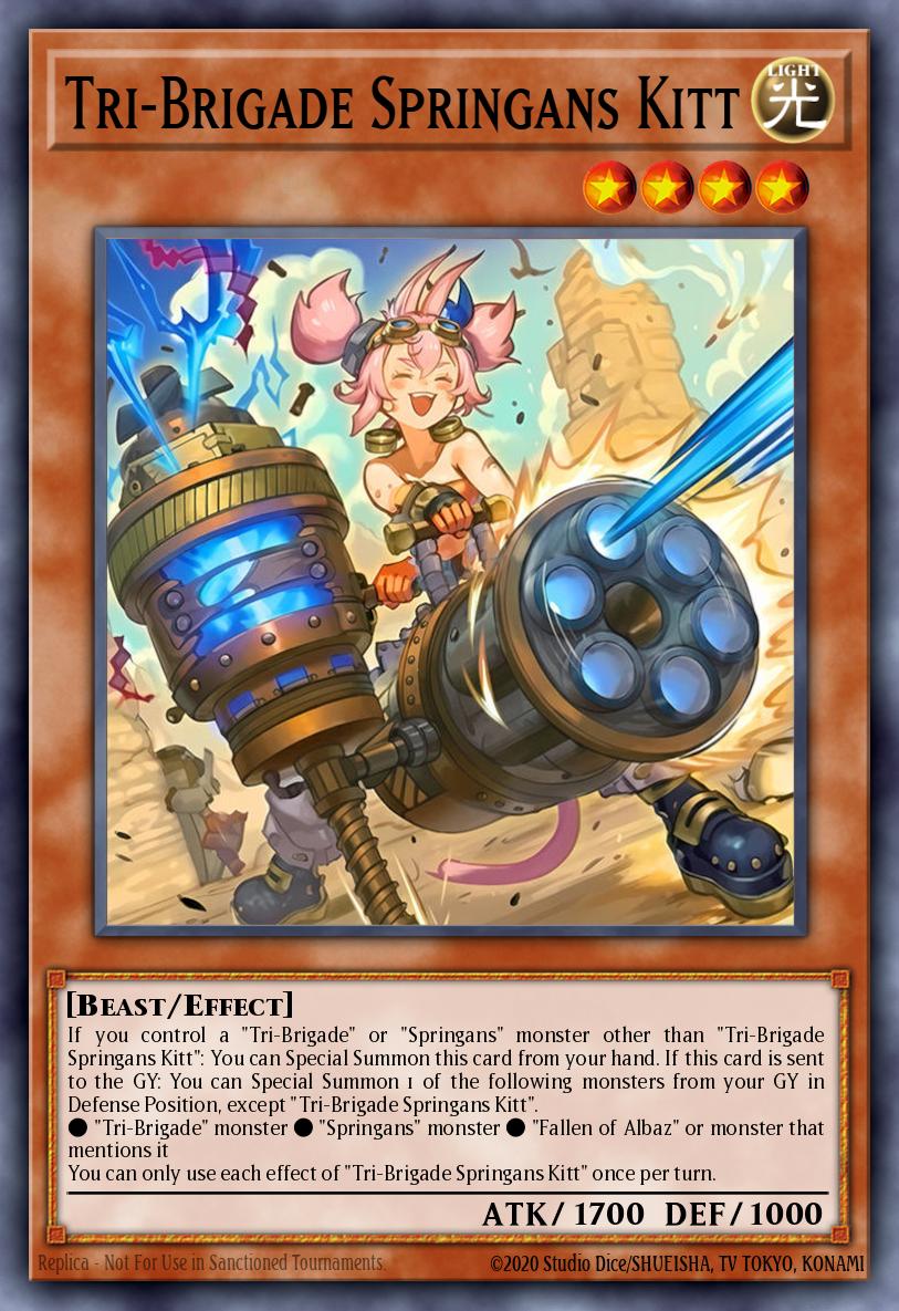 Tri-Brigade Springans Kitt - BPRO-EN025 - 1st Edition - Secret Rare