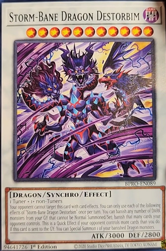 Storm-Bane Dragon Destorbim - BPRO-EN089 - 1st Edition - Common