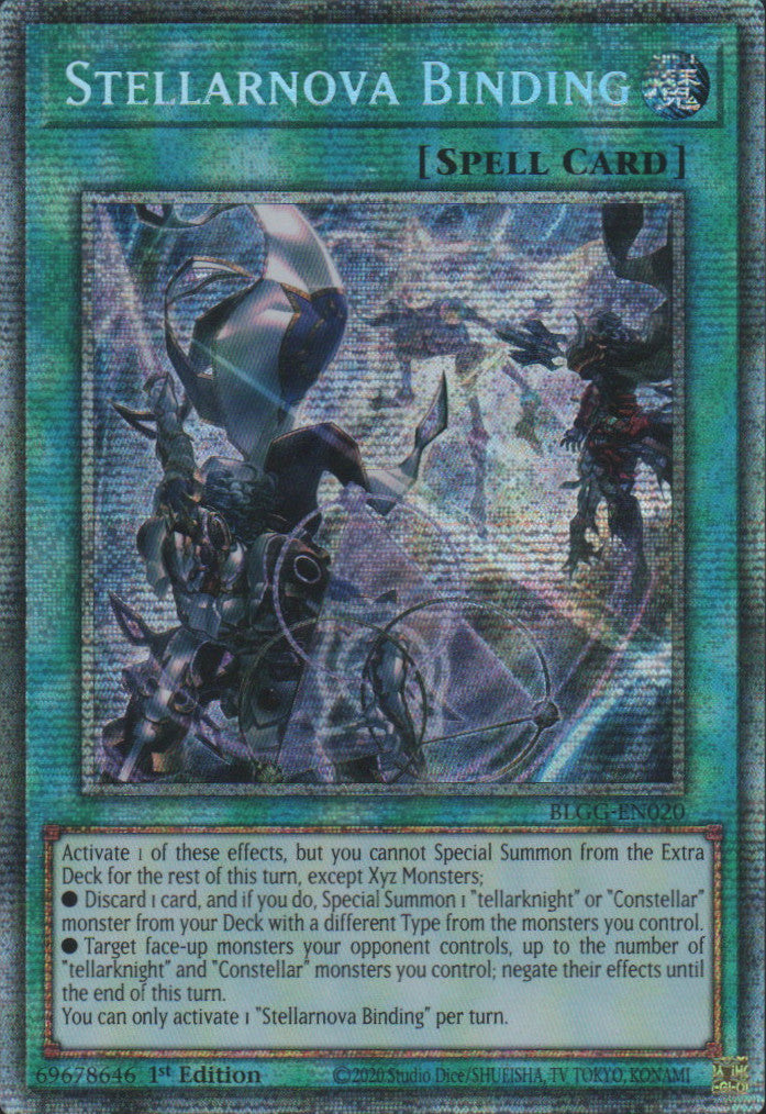 Stellarnova Binding - BLGG-EN020 - 1st Edition - Starlight Rare