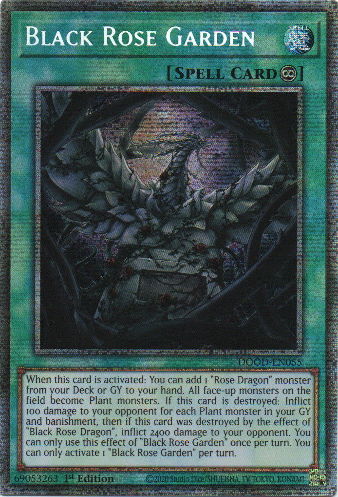 Black Rose Garden - DOOD-EN055 - 1st Edition - Starlight Rare