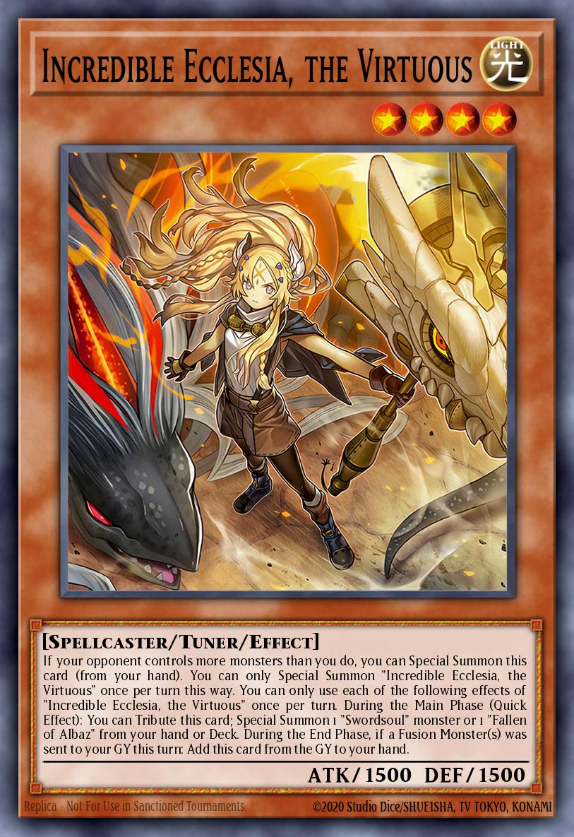 Incredible Ecclesia, the Virtuous - CH01-EN002 - 1st Edition - Ultra Rare