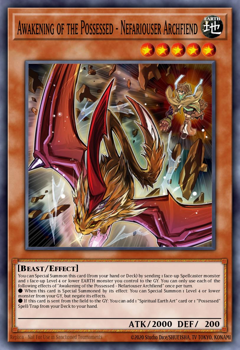 Awakening of the Possessed - Nefariouser Archfiend - CH02-EN020 - 1st Edition - Ultra Rare