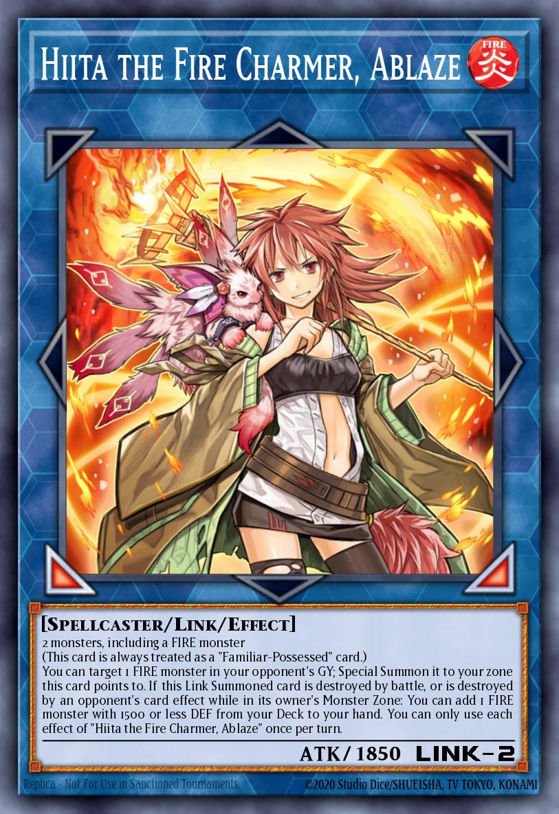 Hiita the Fire Charmer, Ablaze - CH02-EN043 - 1st Edition - Ultra Rare