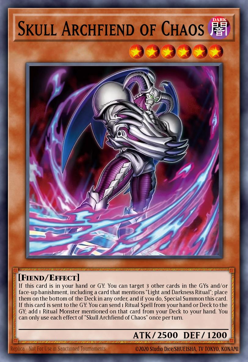 Skull Archfiend of Chaos - CORI-EN002 - 1st Edition - Super Rare