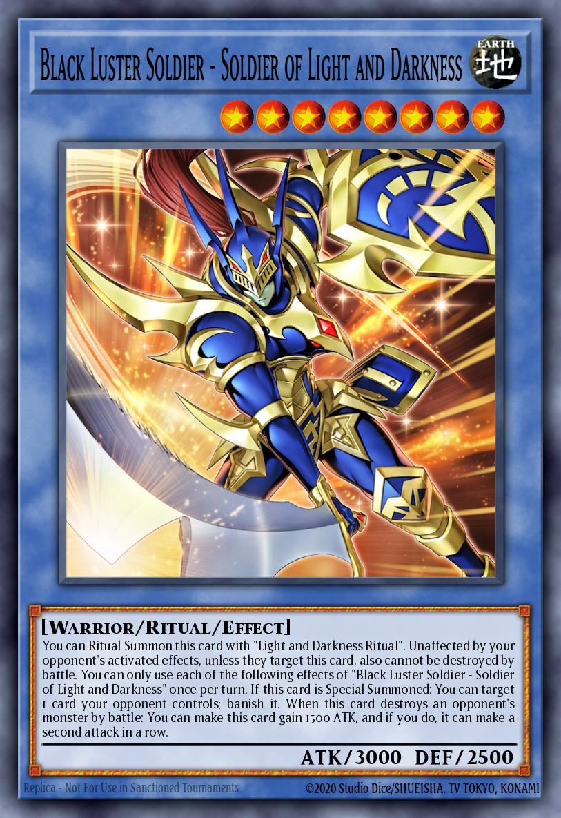 Black Luster Soldier – Soldier of Light and Darkness - CORI-EN028 - 1st Edition - Secret Rare
