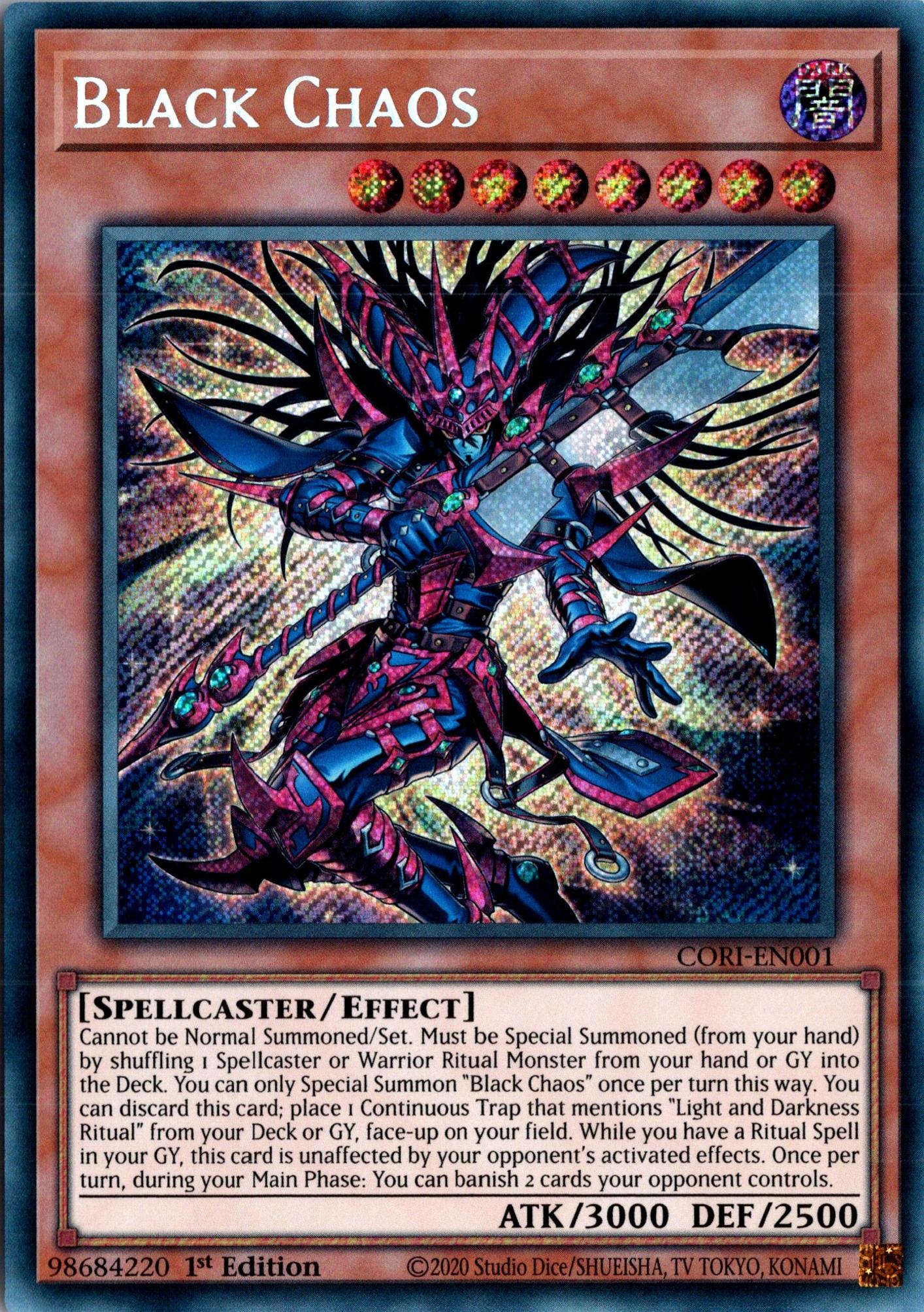 Black Chaos - CORI-EN001 - 1st Edition - Secret Rare