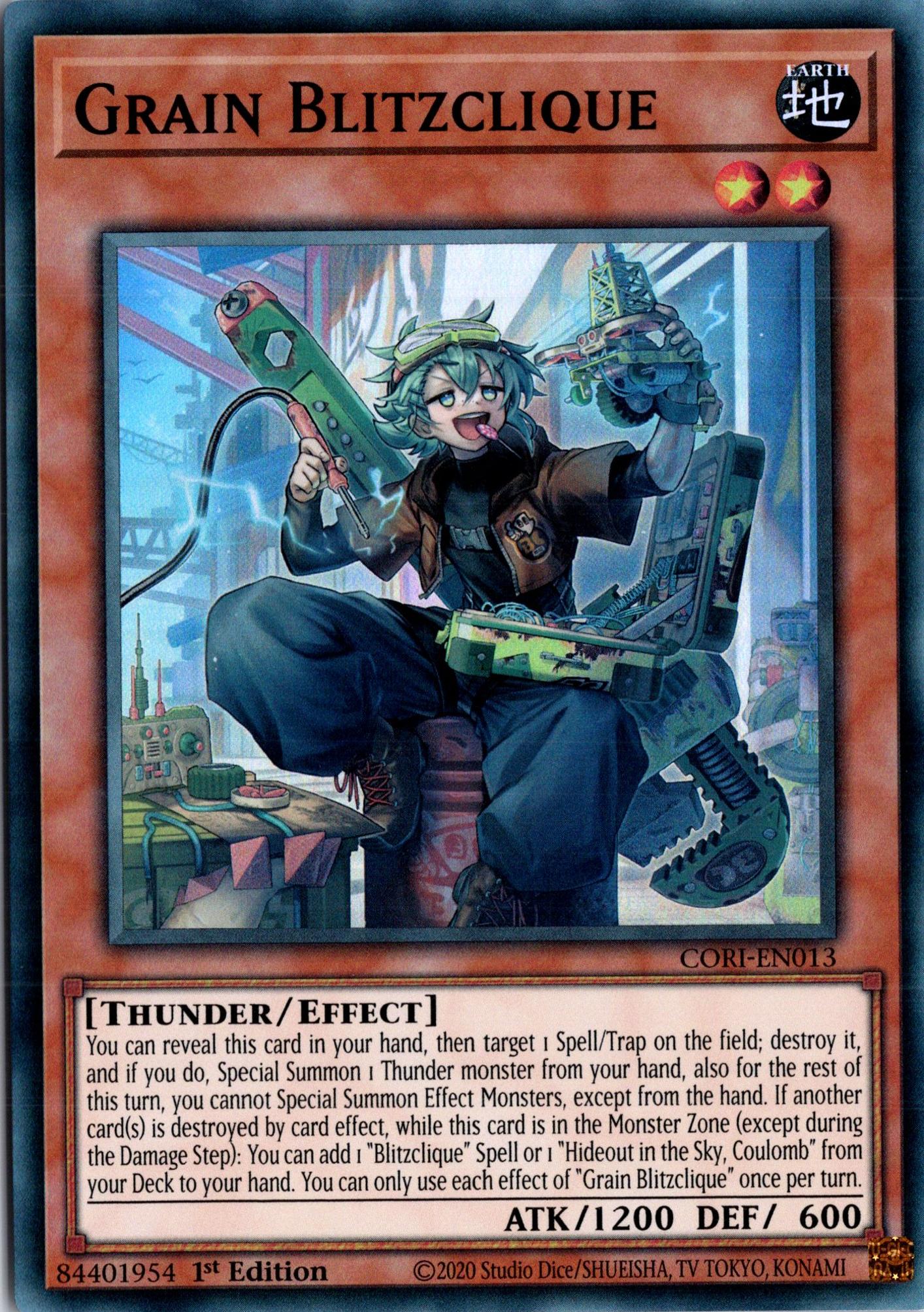 Grain Blitzclique - CORI-EN013 - 1st Edition - Super Rare