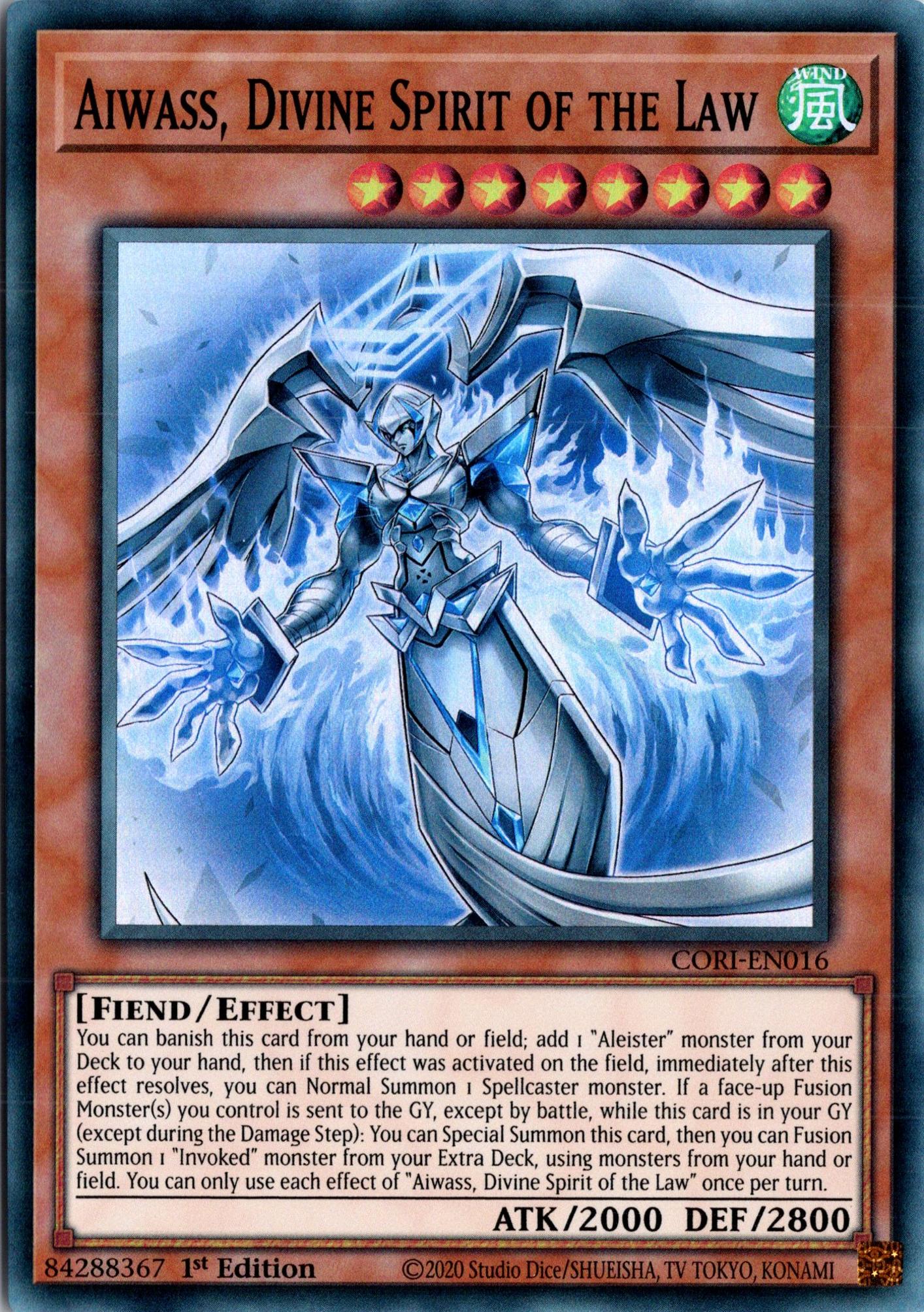 Aiwass, Divine Spirit of the Law - CORI-EN016 - 1st Edition - Super Rare