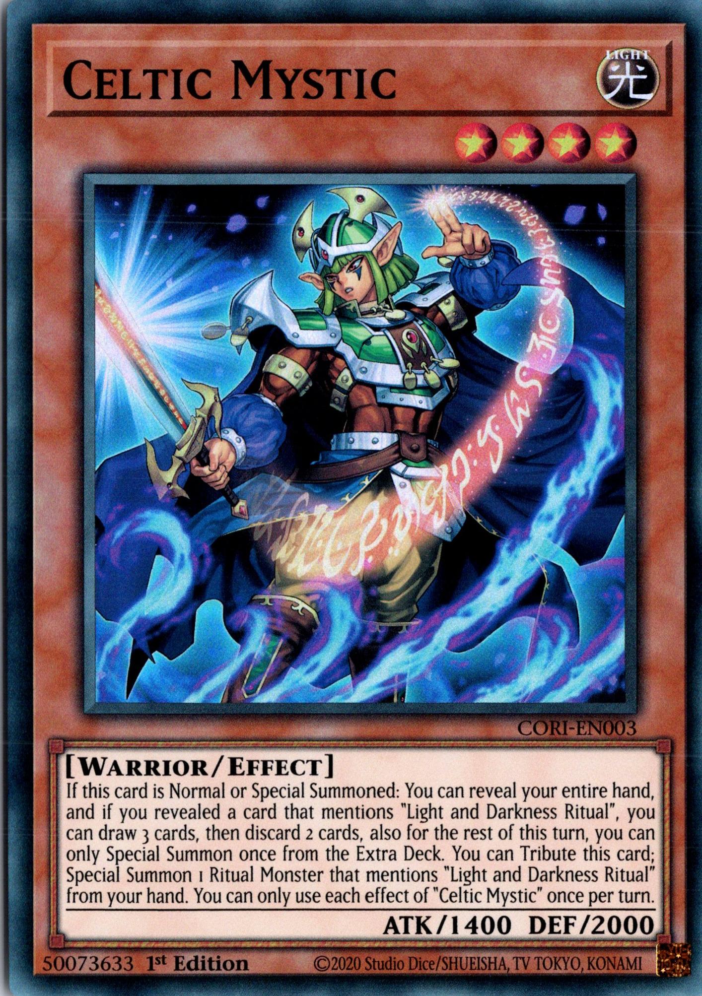Celtic Mystic - CORI-EN003 - 1st Edition - Super Rare