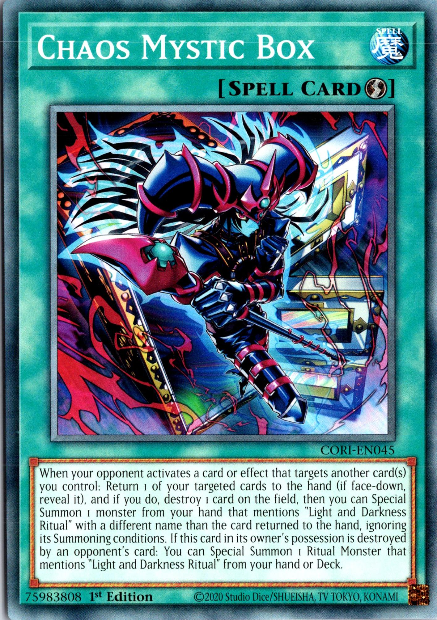 Chaos Mystic Box - CORI-EN045 - 1st Edition - Common