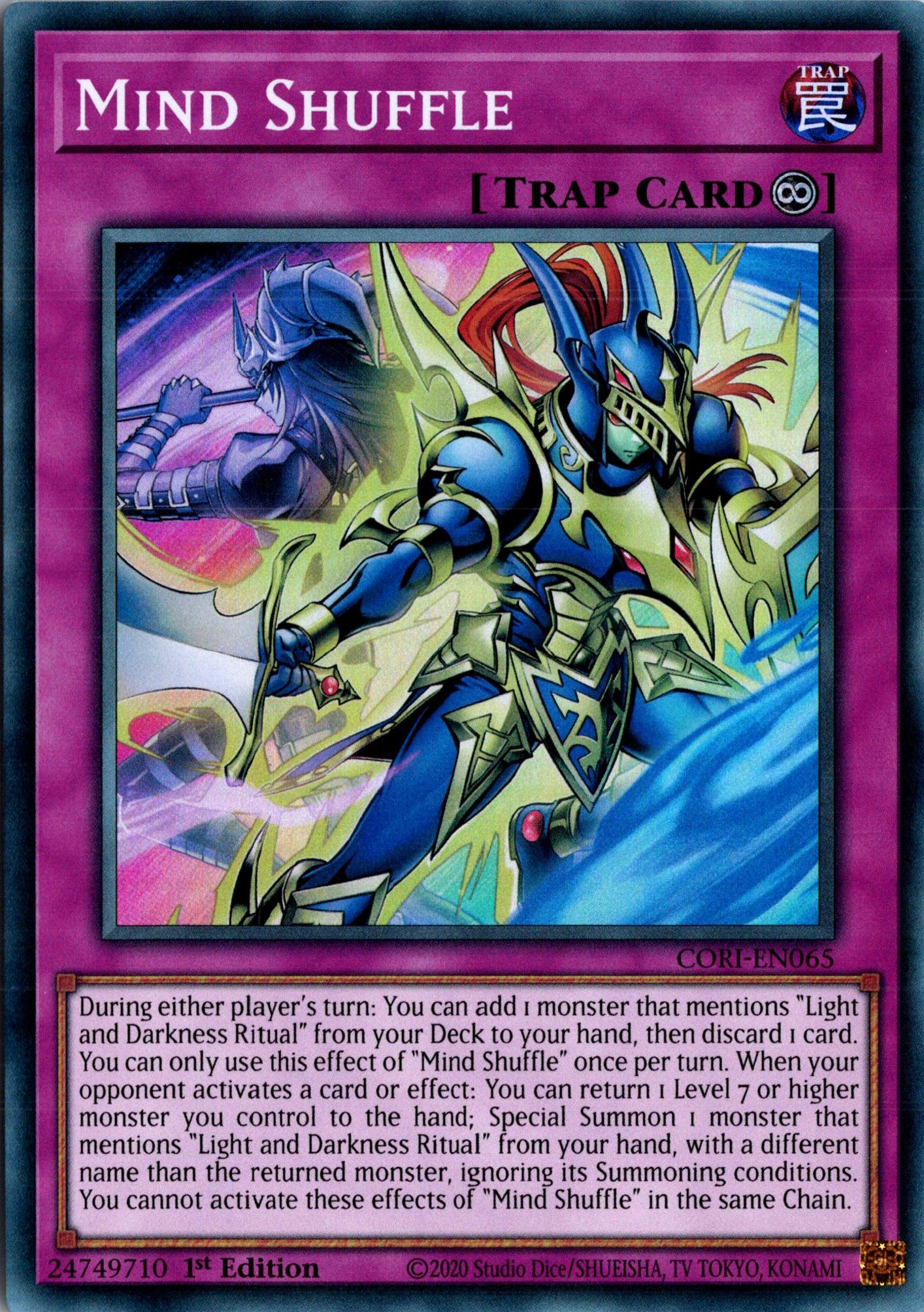 Mind Shuffle - CORI-EN065 - 1st Edition - Super Rare