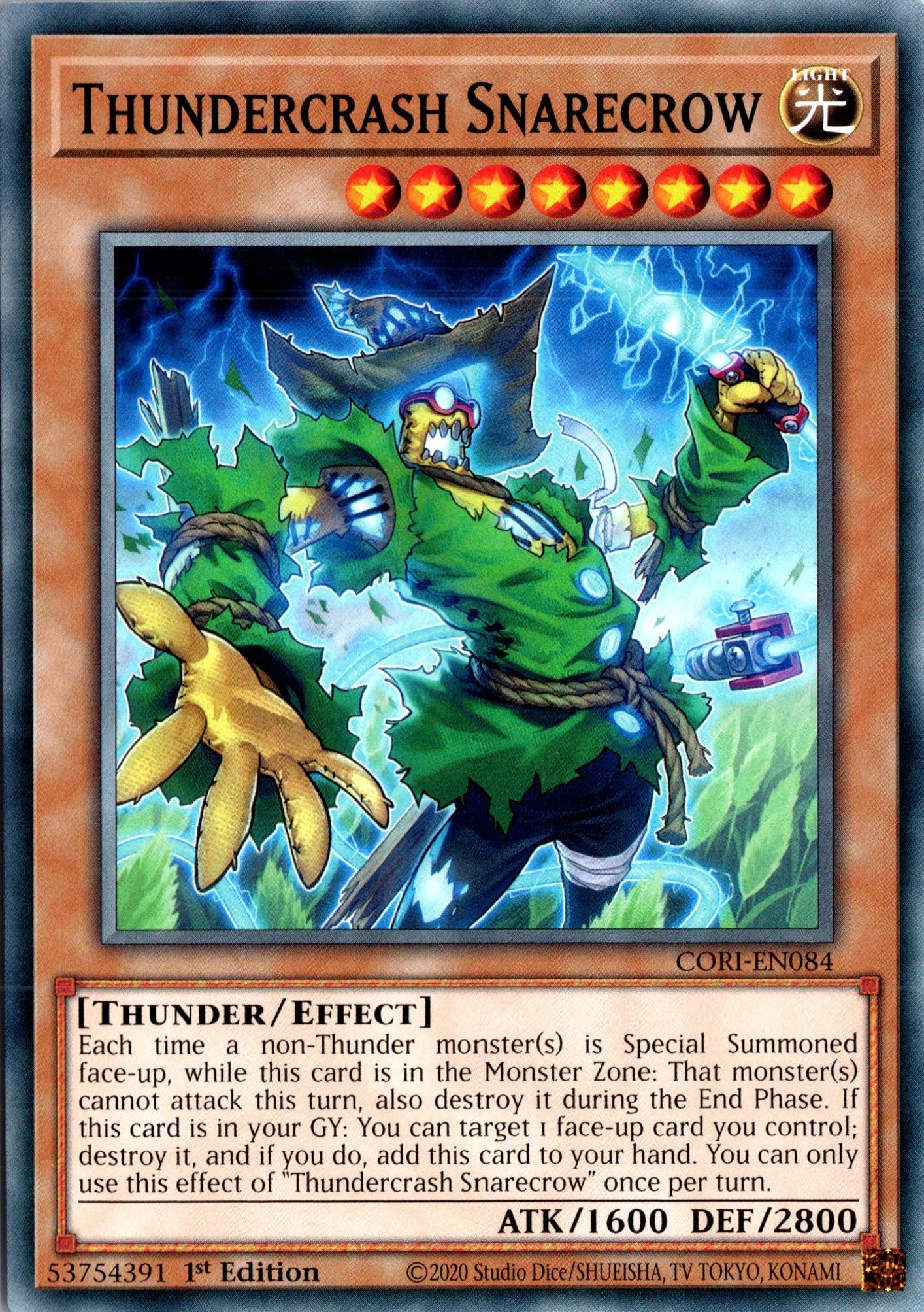 Thundercrash Snarecrow - CORI-EN084 - 1st Edition - Common