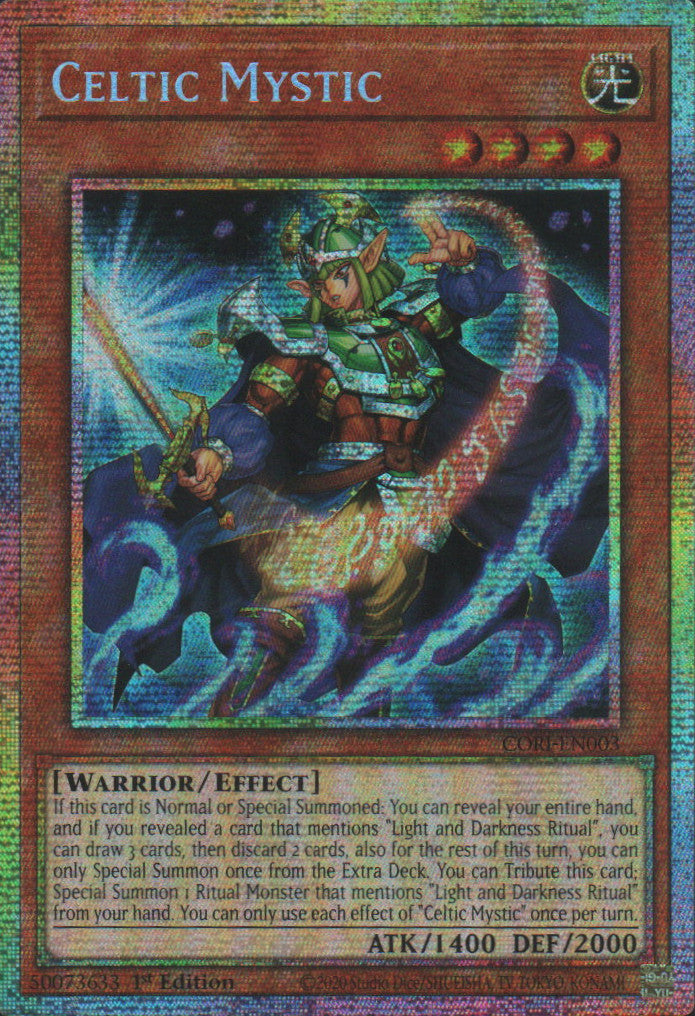 Celtic Mystic - CORI-EN003 - 1st Edition - Starlight Rare