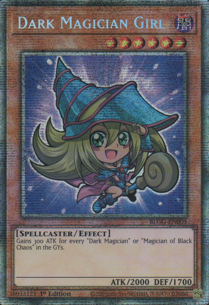 Dark Magician Girl (Chibi artwork) - BLGG-EN003 - 1st Edition - Starlight Rare