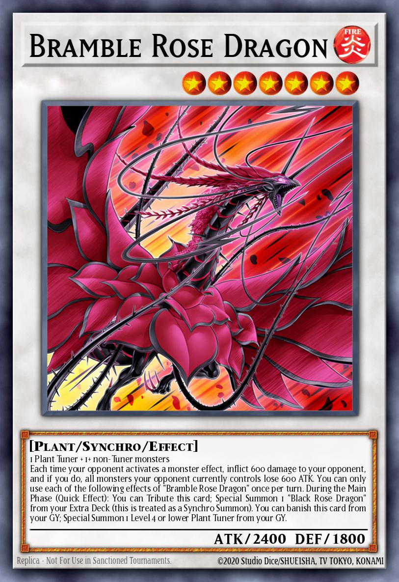 Bramble Rose Dragon - DOOD-EN039 - 1st Edition - Secret Rare