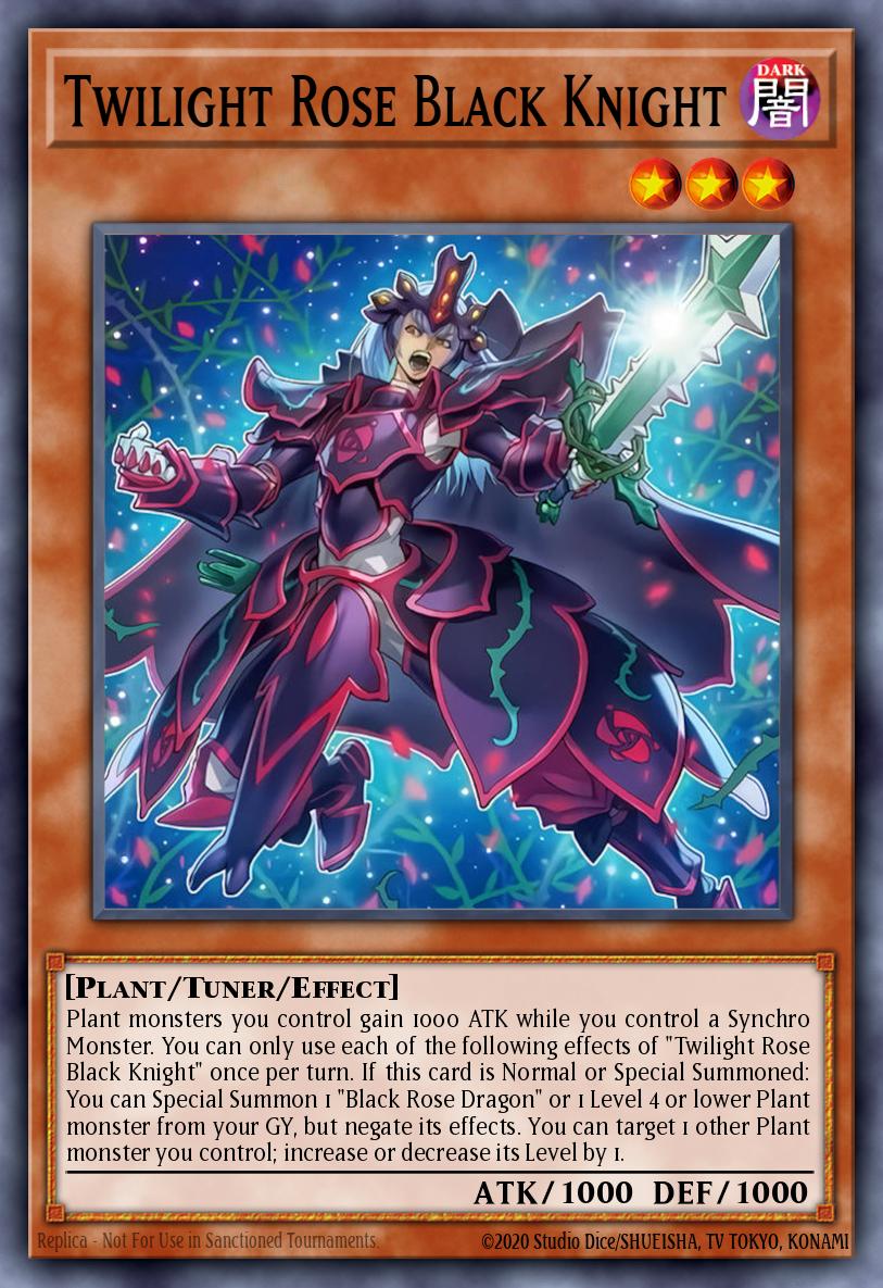 Twilight Rose Black Knight - DOOD-EN005 - 1st Edition - Common