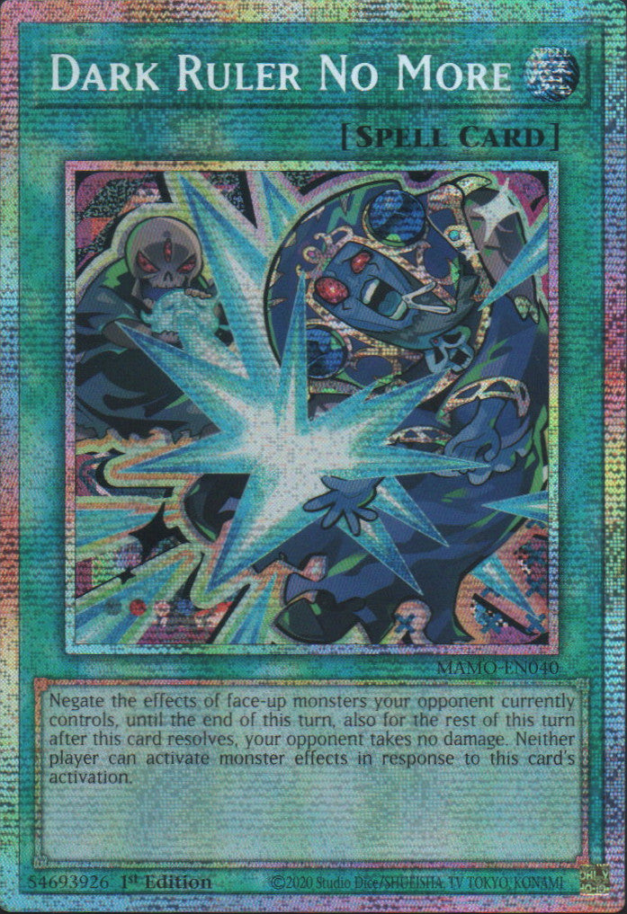 Dark Ruler No More - MAMO-EN040 - 1st Edition - Starlight Rare