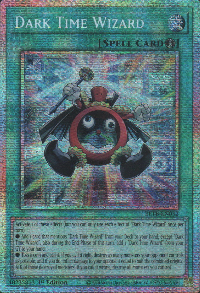 Dark Time Wizard - BETB-EN052 - 1st Edition - Starlight Rare