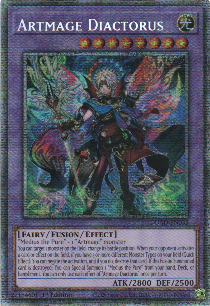 Artmage Diactorus - DUAD-EN032 - 1st Edition - Starlight Rare