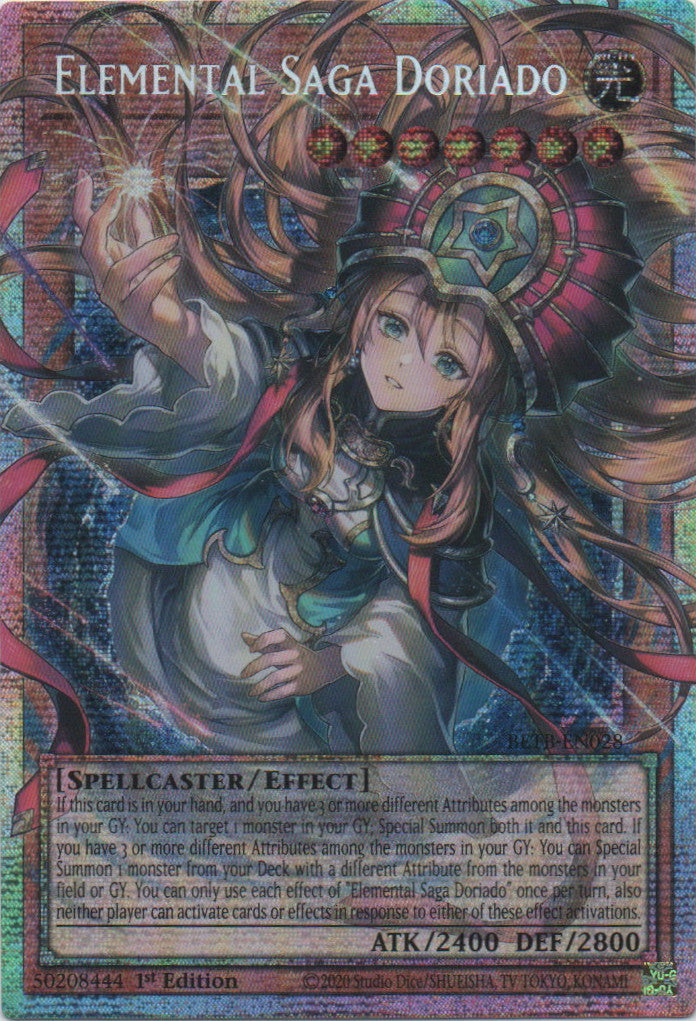 Elemental Saga Doriado (extended art) - BETB-EN028 - 1st Edition - Starlight Rare