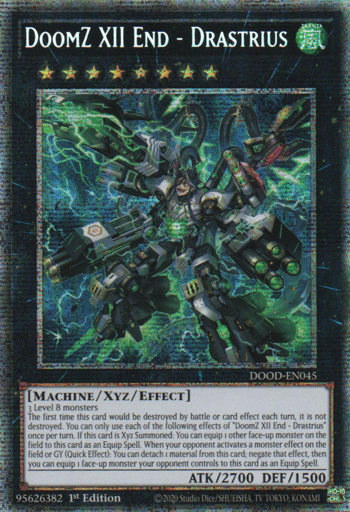 DoomZ XII End – Drastrius - DOOD-EN045 - 1st Edition - Starlight Rare