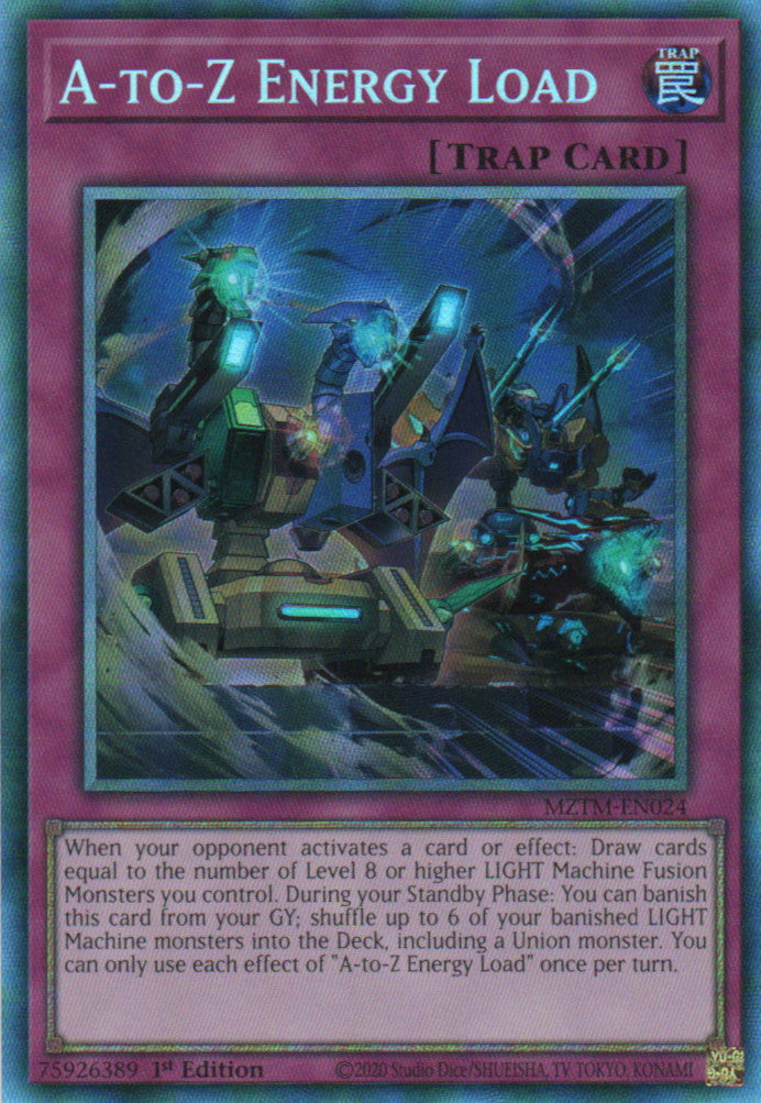 A-to-Z Energy Load - MZTM-EN024 - 1st Edition - Collector's Rare