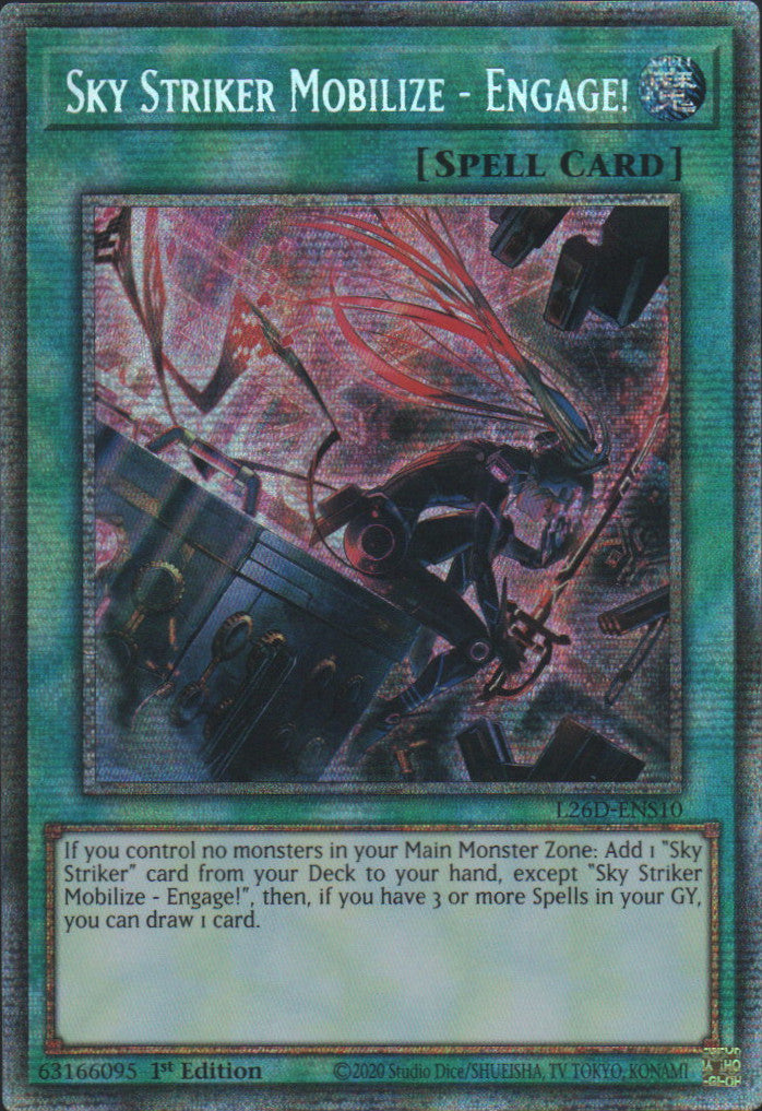 Sky Striker Mobilize - Engage! (alternate artwork) - L26D-ENS10 - 1st Edition - Starlight Rare