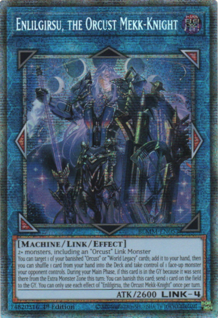 Enlilgirsu, the Orcust Mekk-Knight - BLMM-EN052 - 1st Edition - Starlight Rare
