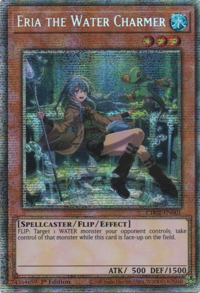 Eria the Water Charmer - CH02-EN001 - 1st Edition - Starlight Rare
