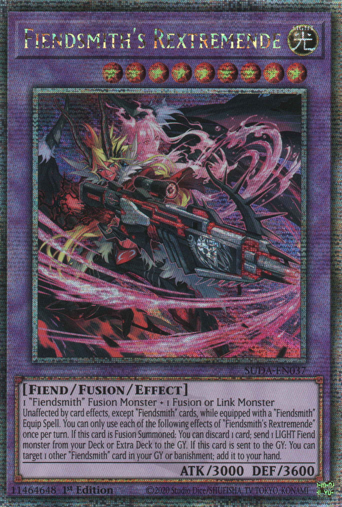 Fiendsmith’s Rextremendae - SUDA-EN037 - 1st Edition - Quarter Century Secret Rare
