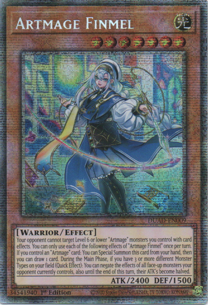 Artmage Finmel - DUAD-EN009 - 1st Edition - Starlight Rare