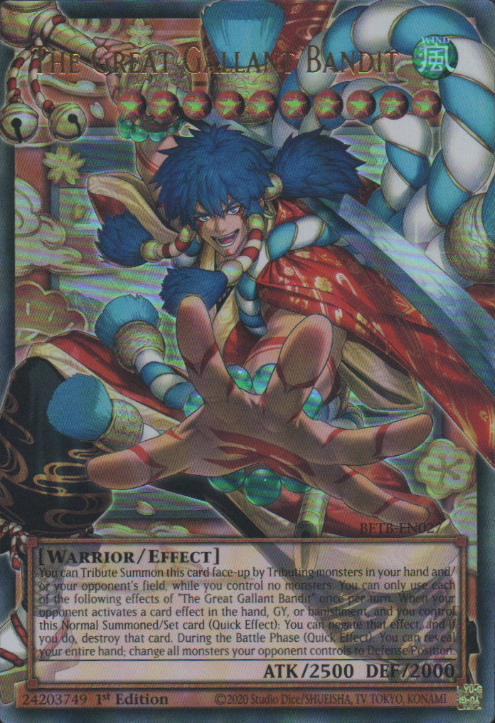 The Great Gallant Bandit (extended art) - BETB-EN027 - 1st Edition - Ultra Rare