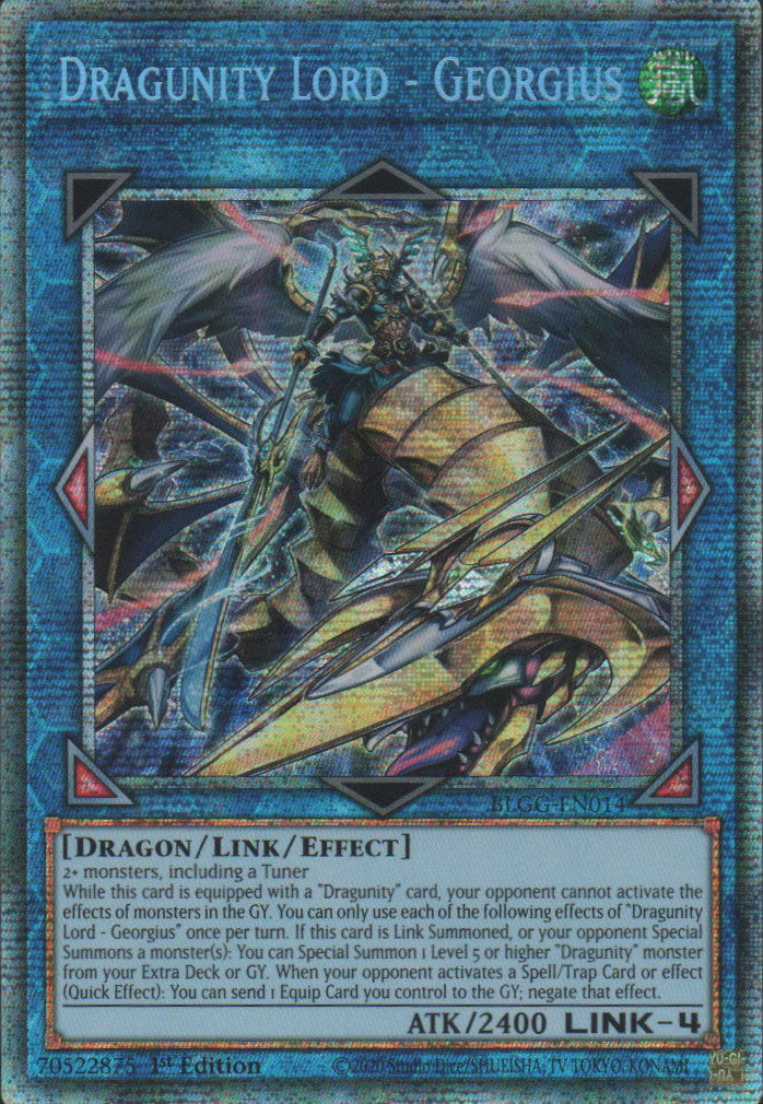 Dragunity Lord - Georgius - BLGG-EN014 - 1st Edition - Starlight Rare