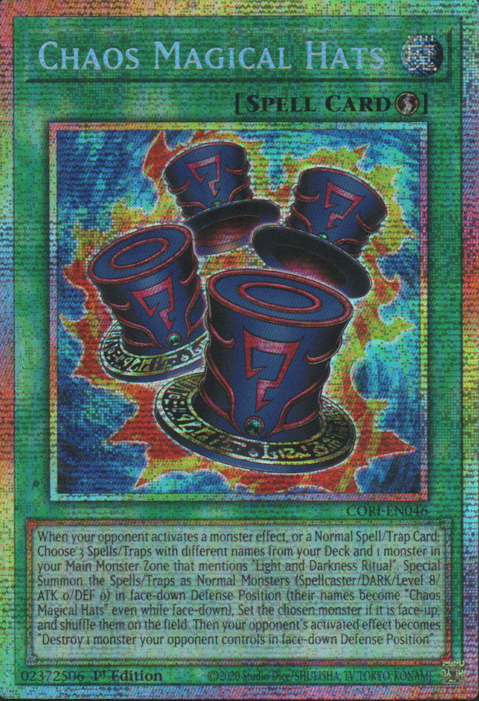 Chaos Magical Hats - CORI-EN046 - 1st Edition - Starlight Rare