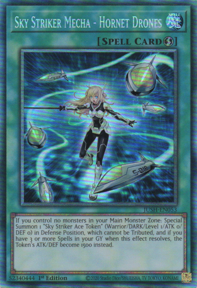 Sky Striker Mecha – Hornet Drones - JUSH-EN053 - 1st Edition - Collector's Rare