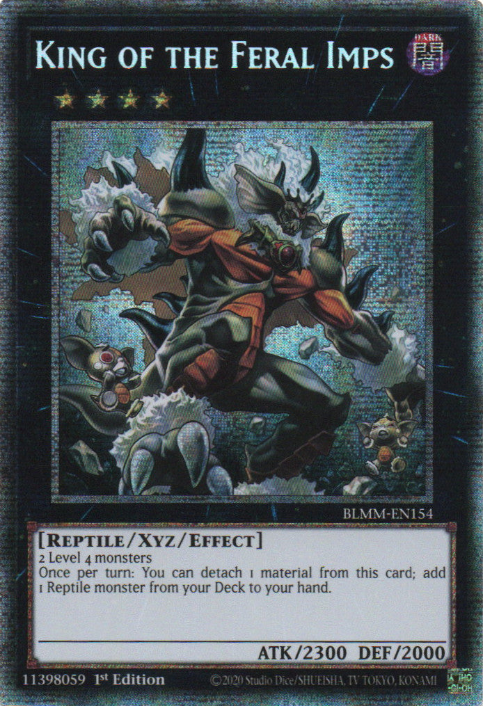 King of the Feral Imps - BLMM-EN154 - 1st Edition - Starlight Rare