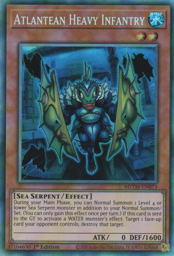 Atlantean Heavy Infantry - MZTM-EN073 - 1st Edition - Collector's Rare