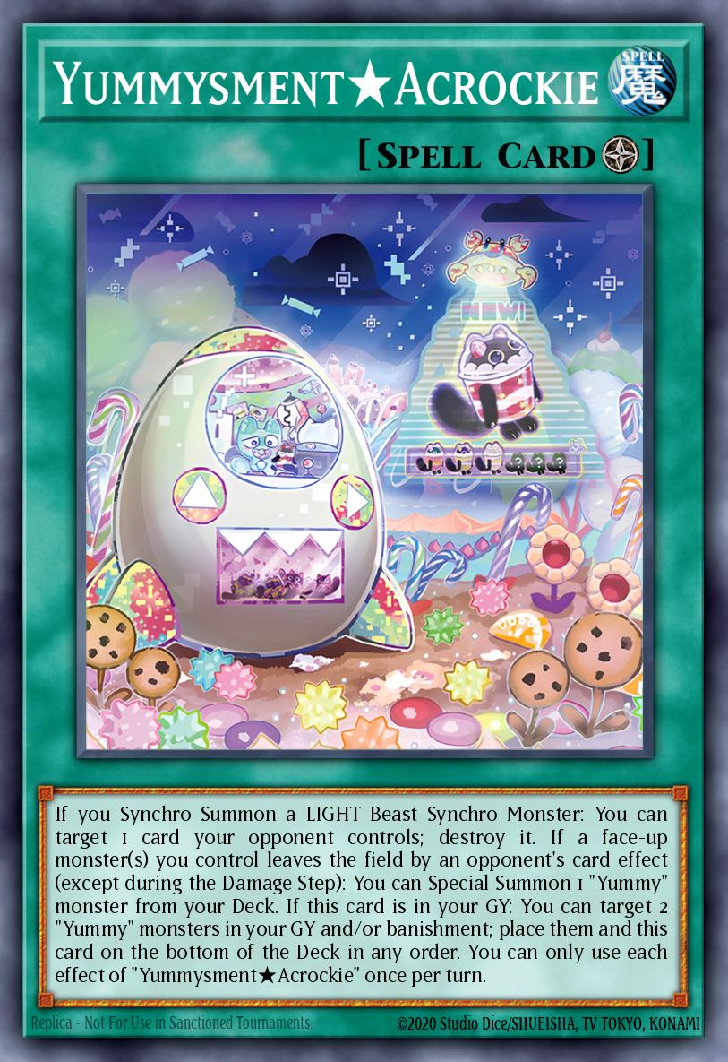 Yummyusment Acroquey - JUSH-EN024 - 1st Edition - Super Rare