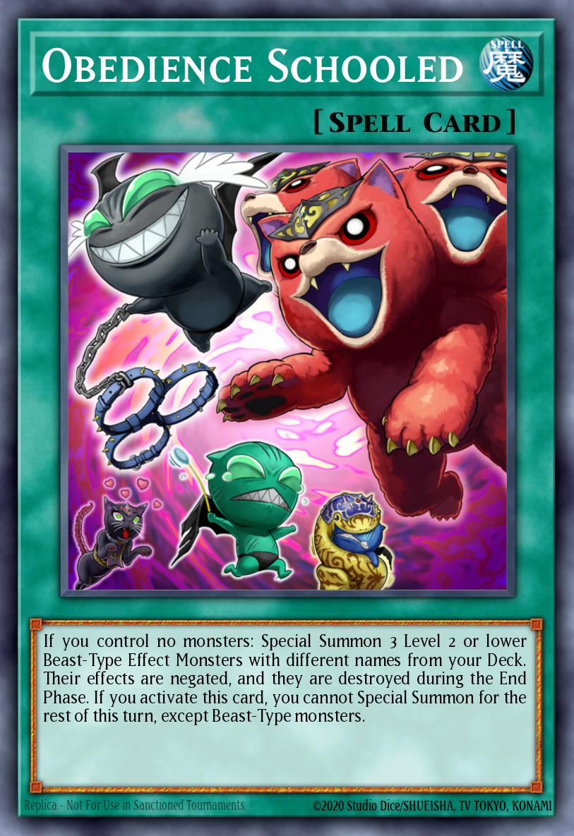 Obedience Schooled - JUSH-EN029 - 1st Edition - Rare