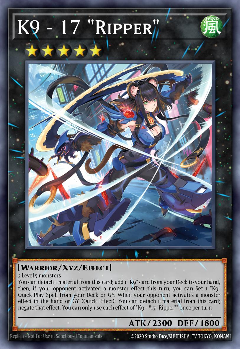 K9-17 “Ripper” - JUSH-EN035 - 1st Edition - Super Rare