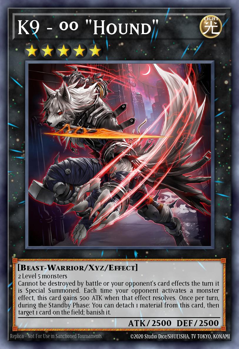 K9-ØØ “Hound” - JUSH-EN036 - 1st Edition - Super Rare