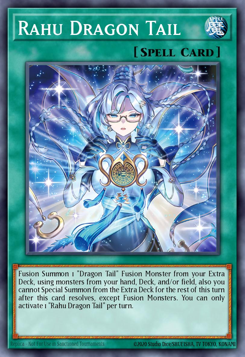 Rahu Dracotail - JUSH-EN009 - 1st Edition - Super Rare